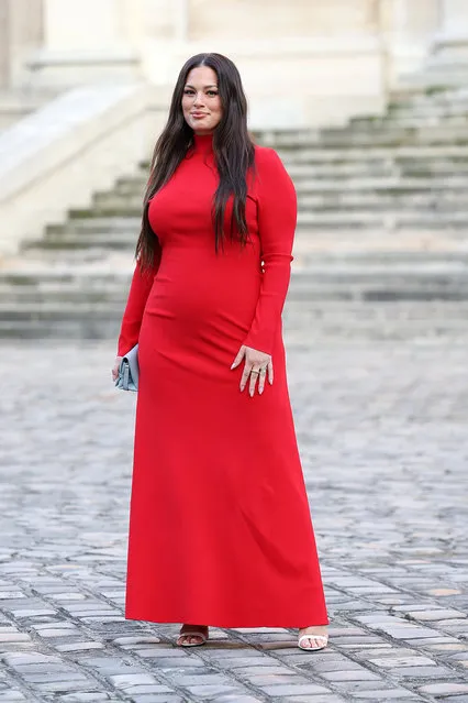 American plus-sized model and television presenter Ashley Graham attends the Victoria Beckham Womenswear Fall Winter 2023-2024 show as part of Paris Fashion Week on March 03, 2023 in Paris, France. (Photo by Vittorio Zunino Celotto/Getty Images)