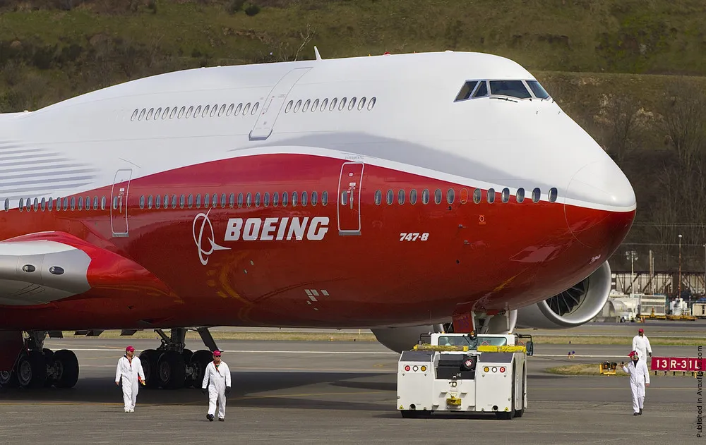 Boeing 747-8 Intercontinental Aircraft Makes Its Maiden Flight