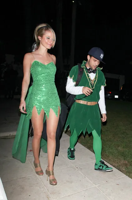 Jerry Ferrara attending a Halloween party at a private residence in Beverly Hills, CA on October 28, 2011. (Photo by INFphoto.com)
