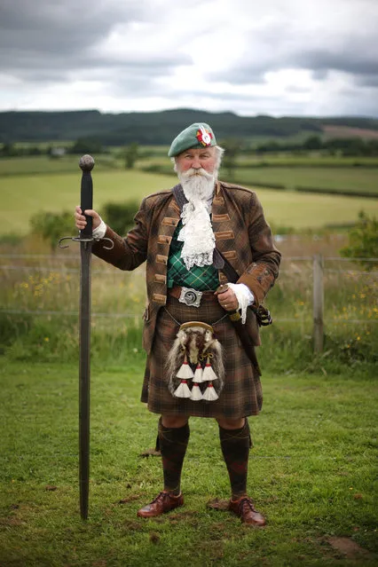 Iain Maciver of Strathendry poses for a photograph at the Bannockburn Live event on June 28, 2014 in Stirling, Scotland. The 700th anniversary of the historic battle that saw the outnumbered Scots conquer the English led by Edward II in the First War of Scottish Independence. (Photo by Peter Macdiarmid/Getty Images)