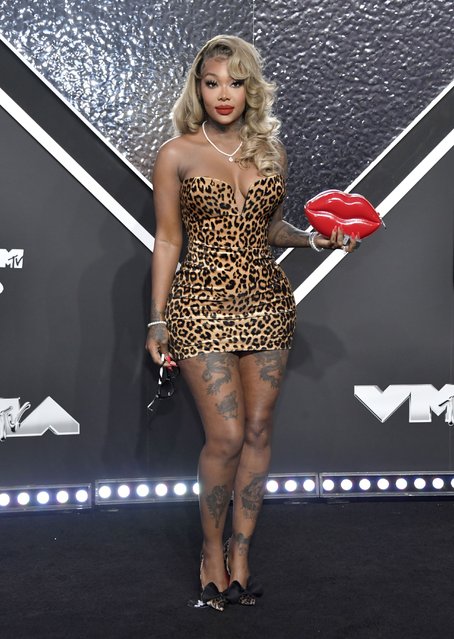 American singer-songwriter Summer Walker arrives at the MTV Video Music Awards on Wednesday, September 11, 2024, at UBS Arena in Elmont, N.Y. (Photo by Evan Agostini/Invision/AP Photo)