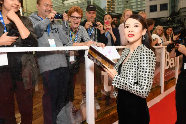 Ziyi Zhang seen at STX Entertainment's “THE EDGE OF SEVENTEEN” at the 2016 Toronto International Film Festival on Saturday, September 17, 2016, in Toronto. (Photo by Arthur Mola/Invision for STX Entertainment/AP Images)