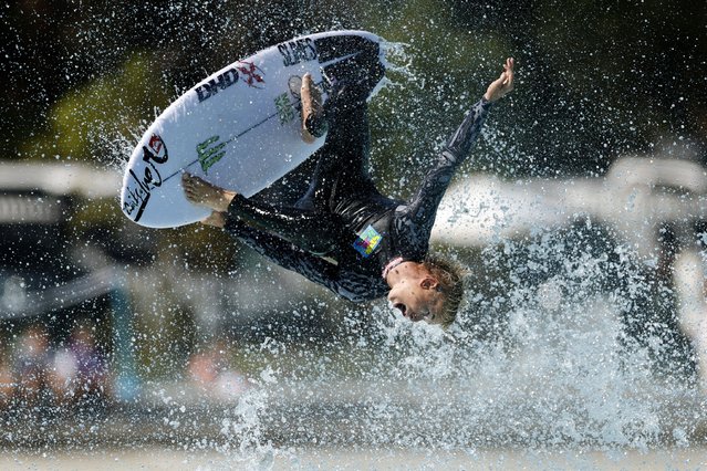 Hughie Vaughan in action during Stab High Sydney 2025 at URBNSURF on October 10, 2025 in Sydney, Australia. (Photo by Darrian Traynor/Getty Images)