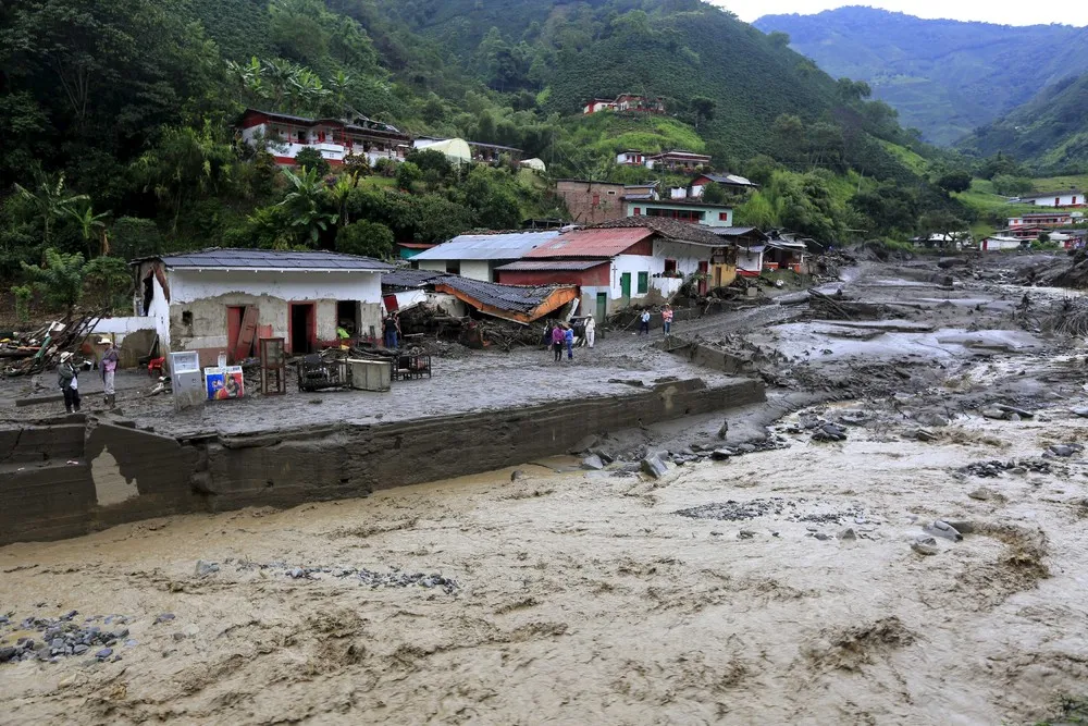 Mudslide Sweep Away Homes in Colombia