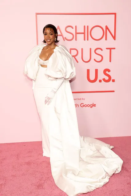 American singer and actress Kelly Rowland attends the FASHION TRUST U.S. Awards 2024 on April 09, 2024 in Beverly Hills, California. (Photo by Monica Schipper/Getty Images)