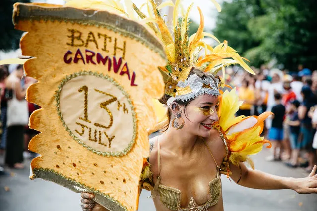 Bristol celebrates “wonderful diversity” at St Paul's carnival on Saturday, July 6, 2019. Thousands filled the streets for the city’s 51st procession highlighting the contribution of the Windrush generation. (Photo by Alex Turner/The Guardian)