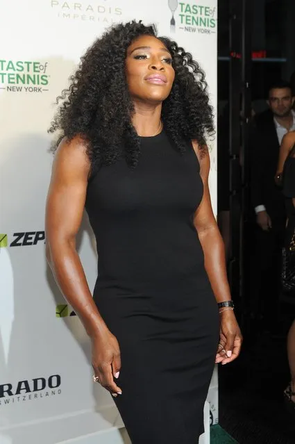 Tennis player Serena Williams attends the Taste of Tennis Gala during Taste of Tennis Week at W New York on August 27, 2015 in New York City. (Photo by Brad Barket/Getty Images for AYS)