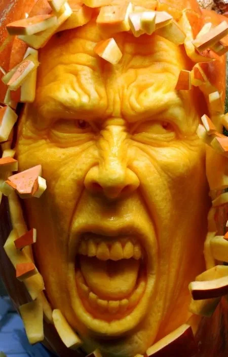 Pumpkin Carving – Amazing Work of Art by Ray Villafane