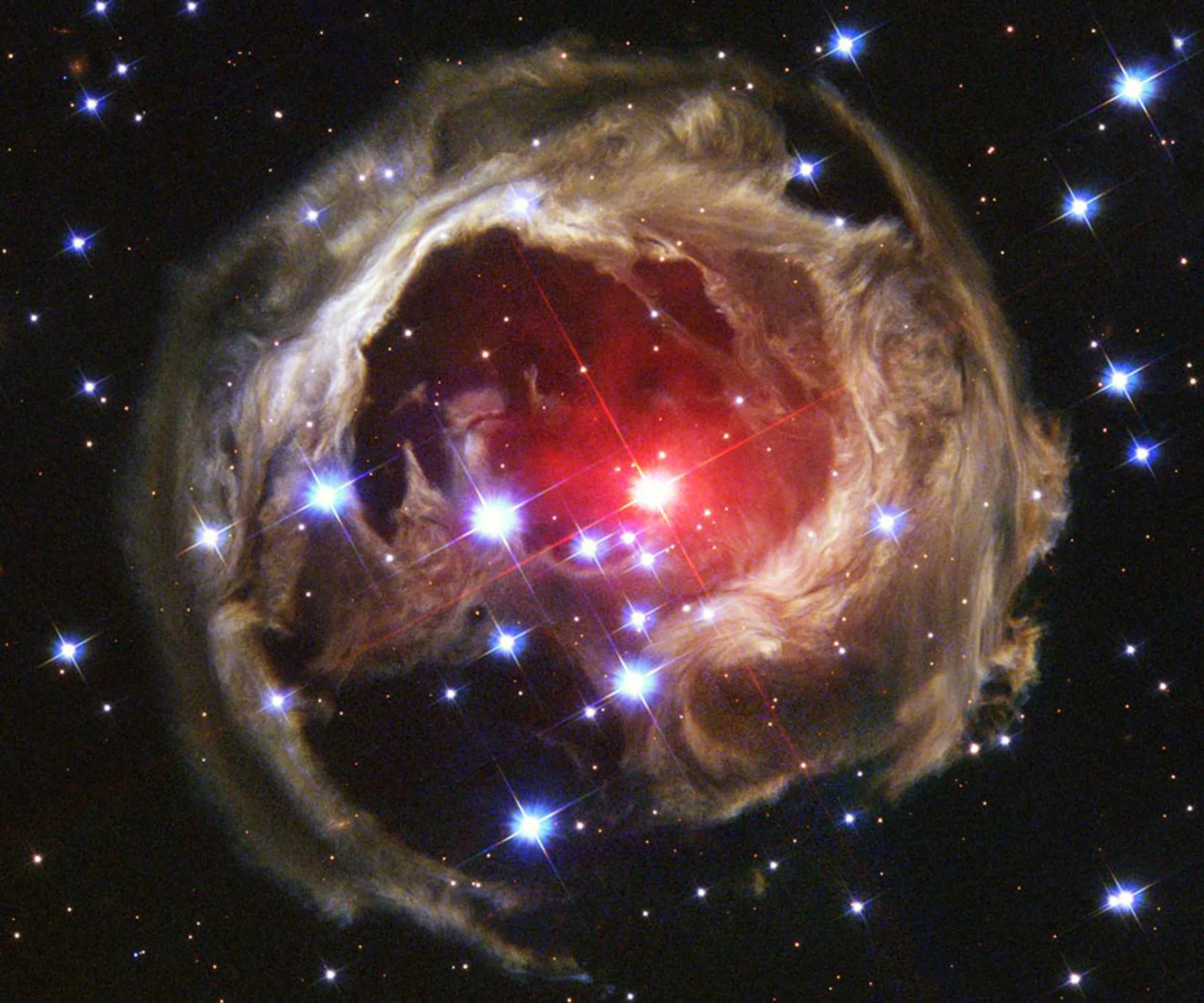 Включи новые звезды. V616. Созвездие Единорог v838. Звезда v838 единорога.