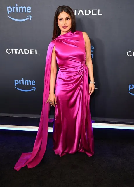 Indian actress Priyanka Chopra Jonas attends the Los Angeles red carpet and fan screening for Prime Video's “Citadel” on April 25, 2023 in Los Angeles, California. (Photo by Leon Bennett/Getty Images)