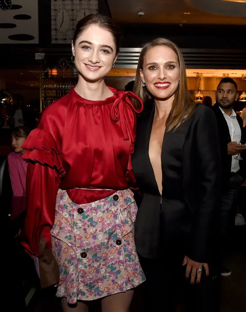 Raffey Cassidy (L) and Natalie Portman pose at the after party for the premiere of Neon's “Vox Lux” at Paley on December 5, 2018 in Los Angeles, California. (Photo by Kevin Winter/Getty Images)