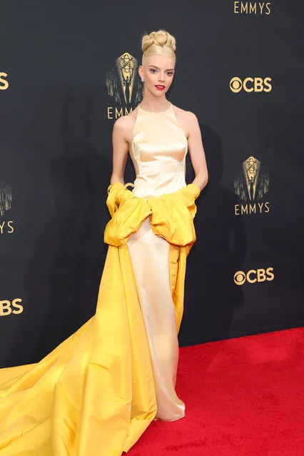 Actress and model Anya Taylor-Joy attends the 73rd Primetime Emmy Awards at L.A. LIVE on September 19, 2021 in Los Angeles, California. (Photo by Rich Fury/Getty Images)