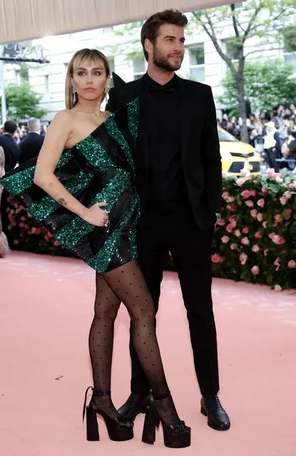Miley Cyrus and husband Liam Hemsworth attend the 2019 Met Gala celebrating “Camp: Notes on Fashion” at the Metropolitan Museum of Art on May 06, 2019 in New York City. (Photo by Mario Anzuoni/Reuters)