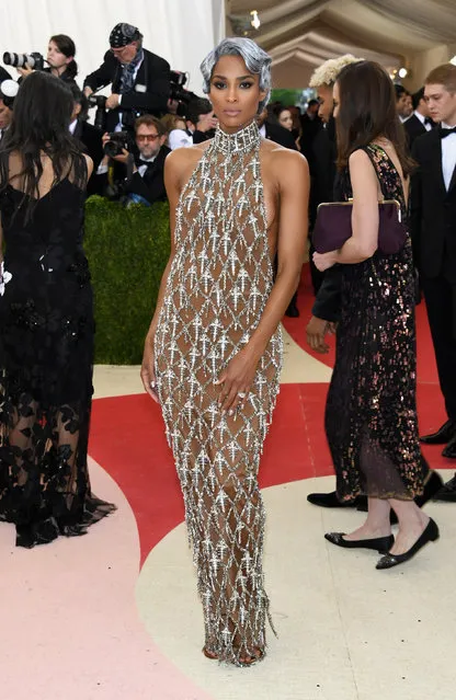 Ciara attends the “Manus x Machina: Fashion In An Age Of Technology” Costume Institute Gala at Metropolitan Museum of Art on May 2, 2016 in New York City. (Photo by Larry Busacca/Getty Images)