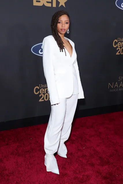 Chloe Bailey attends the 51st NAACP Image Awards, Presented by BET, at Pasadena Civic Auditorium on February 22, 2020 in Pasadena, California. (Photo by Leon Bennett/Getty Images for BET)