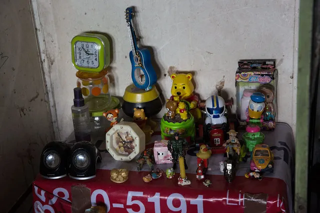 A collection of toys which were thrown away by their original owners have been scavenged and displayed in a room in a disused airplane on September 12, 2015 in Bangkok, Thailand. (Photo by Taylor Weidman/Getty Images)