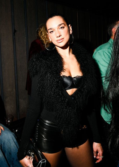 Dua Lipa at Mark Ronson's “NIGHT PEOPLE How To Be A DJ in '90s New York City” Book Launch held at Artspace at PUBLIC on September 16, 2025 in New York, New York. (Photo by Deontè Lee/BFA.com)