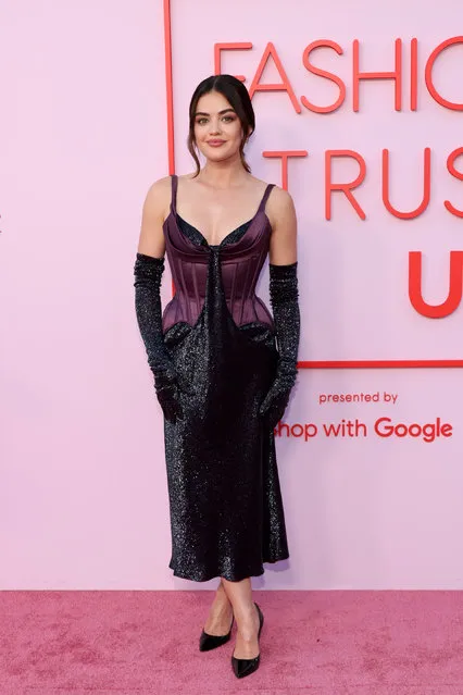 American actress and singer Lucy Hale attends the FASHION TRUST U.S. Awards 2024 on April 09, 2024 in Beverly Hills, California. (Photo by Monica Schipper/Getty Images)