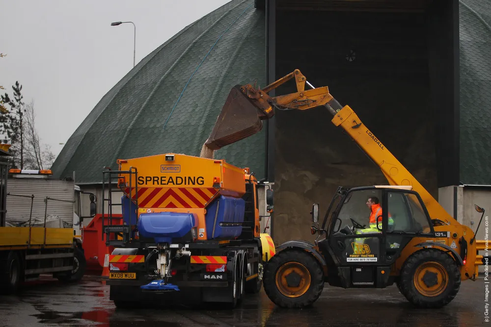 Staff At The Highways Agency Launch Their Winter Preparedness Campaign