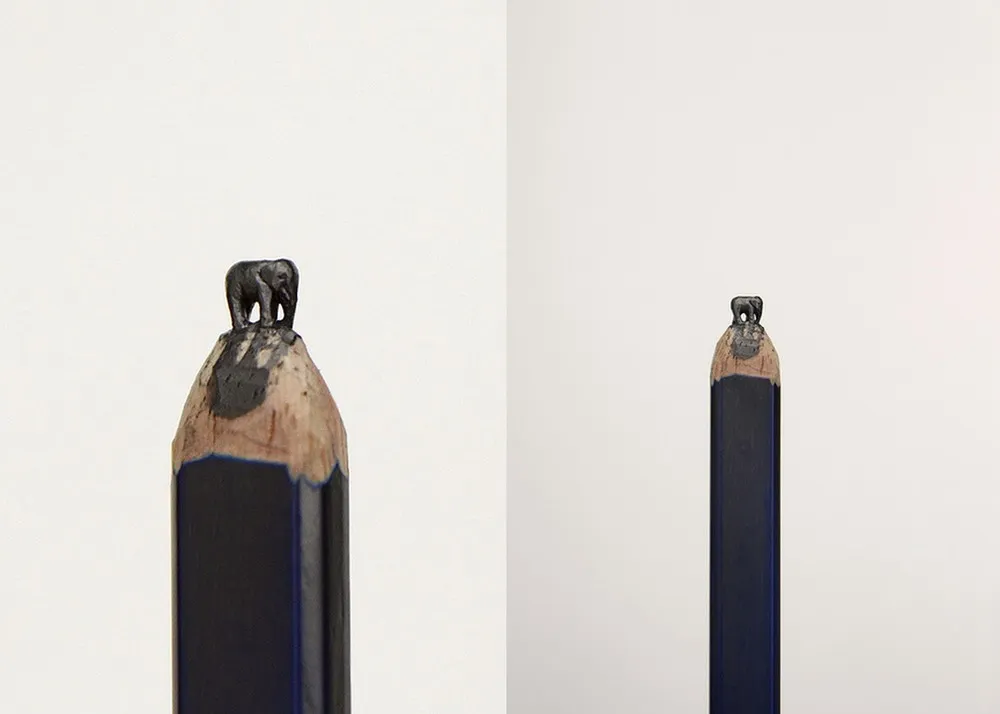 Pencil Carvings by Diem Chau
