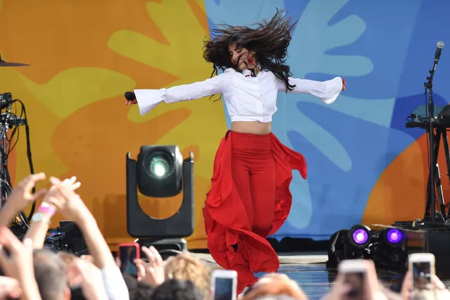 Camila Cabello performing on Good Morning America's Summer Concert Series in Central Park on July 20, 2018 in New York City. (Photo by Splash News and Pictures)