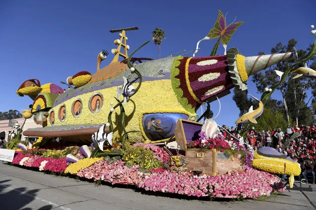 The Western Asset Management Company float wins the Fantasy Award at the 130th Rose Parade in Pasadena, Calif., Tuesday, January 1, 2019. (Photo by Michael Owen Baker/AP Photo)