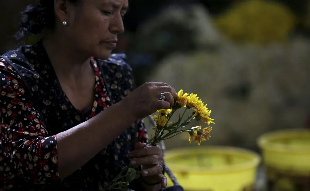 A Flower Market in Lima