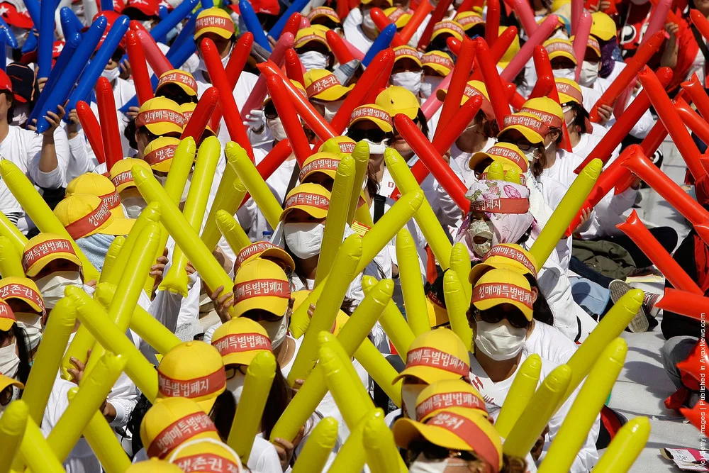 South Korean Prostitutes Protest Against Anti Sex Law