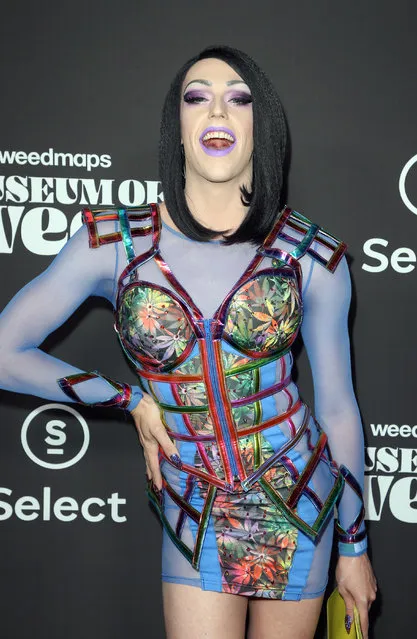 Laganja Estranja attends Weedmaps Museum Of Weed exclusive preview event on August 01, 2019 in Los Angeles, California. (Photo by FSadou/AdMedia/Splash News and Pictures)