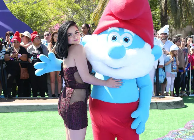 Actress Ariel Winter attends the premiere of “Smurfs: The Lost Village” at ArcLight Cinemas on April 1, 2017 in Culver City, California. (Photo by Paul Archuleta/Getty Images for Fashion Media)