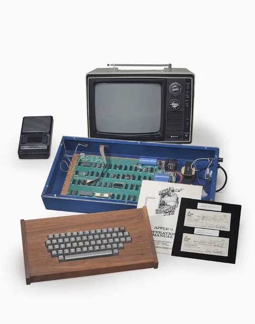 The Ricketts Apple-1 Personal Computer, named after its original owner Charles Ricketts, is shown in this Christie's handout photo released on December 12, 2014. The fully operational Apple computer that company co-founder Steve Jobs sold out of his parents' garage in 1976 for $600 sold for $365,000 at Christie's on Thursday. (Photo by Reuters/Christie's Images LTD. 2014)