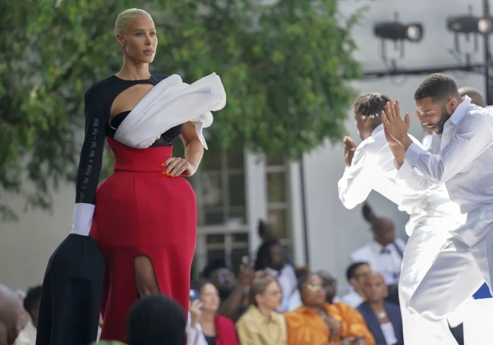Pyer Moss Wows with Couture Show Honoring Black Inventors