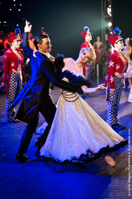 Dancers of the English National Ballet perform 'Strictly Gershwin' at the Coliseum in London