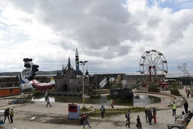 General view at “Dismaland”, a theme park-styled art installation by British artist Banksy, at Weston-Super-Mare in southwest England, Britain, August 20, 2015. (Photo by Toby Melville/Reuters)