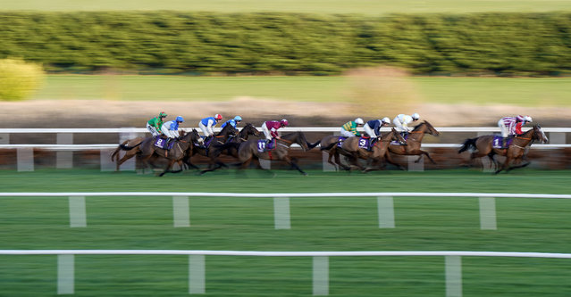 Racing action at Leopardstown Racecourse on December 29, 2022 in Dublin, Ireland. (Photo by Alan Crowhurst/Getty Images)