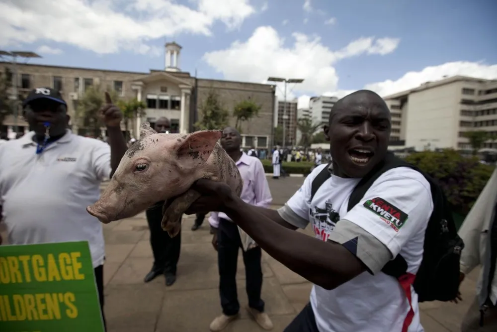 “Greedy Pig” Protests in Kenya
