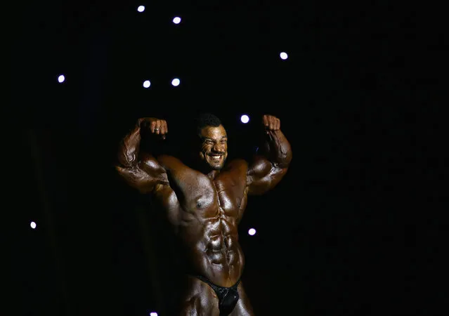 Roelly Winklaar of the Netherlands poses during the Arnold Classic Australia at The Melbourne Convention and Exhibition Centre on March 14, 2015 in Melbourne, Australia. (Photo by Robert Cianflone/Getty Images)