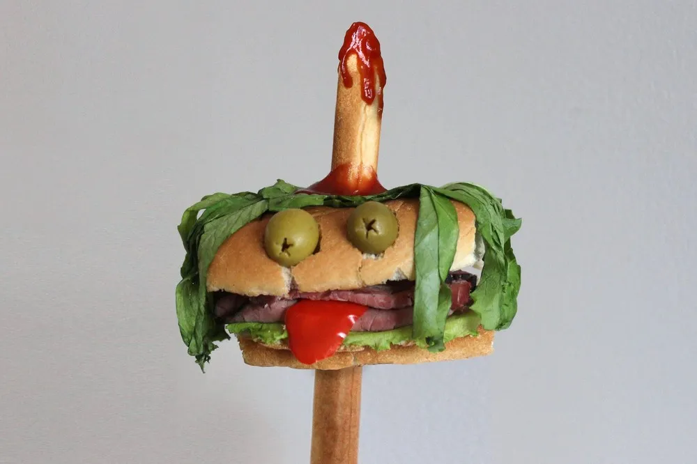 Monster Sandwich Sculptures