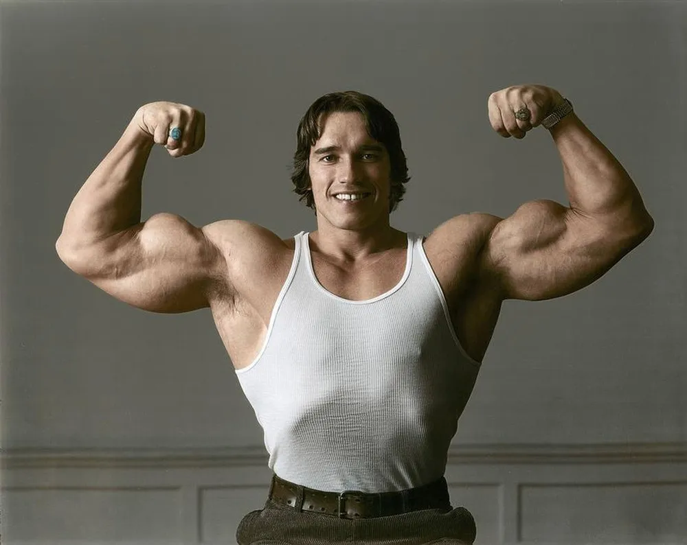 Vintage Photo of Arnold Schwarzenegger
