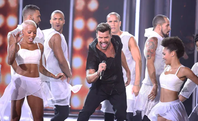 Ricky Martin performs onstage during the 2014 Billboard Music Awards held at MGM Grand Garden Arena on May 18, 2014 in Las Vegas, Nevada. (Photo by Michael Tran/FilmMagic)