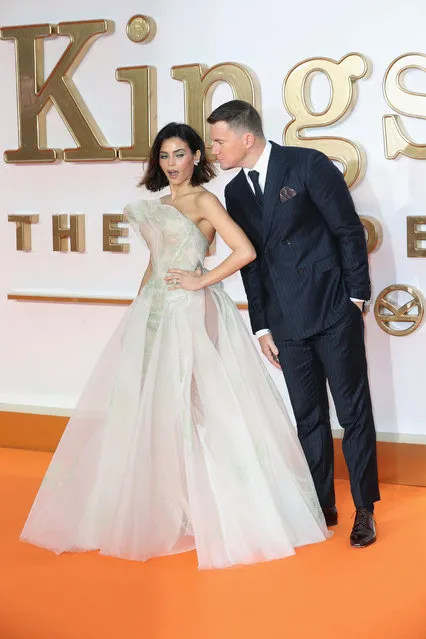 Actor Channing Tatum and Jenna Dewan Tatum attend the “Kingsman: The Golden Circle” World Premiere held at Odeon Leicester Square on September 18, 2017 in London, England. (Photo by Chris Jackson/Getty Images)