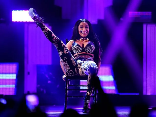 Nicki Minaj performs during the 2014 iHeartRadio Music Festival at the MGM Grand Garden Arena in Las Vegas. (Photo by Ethan Miller/Getty Images for Clear Channel)