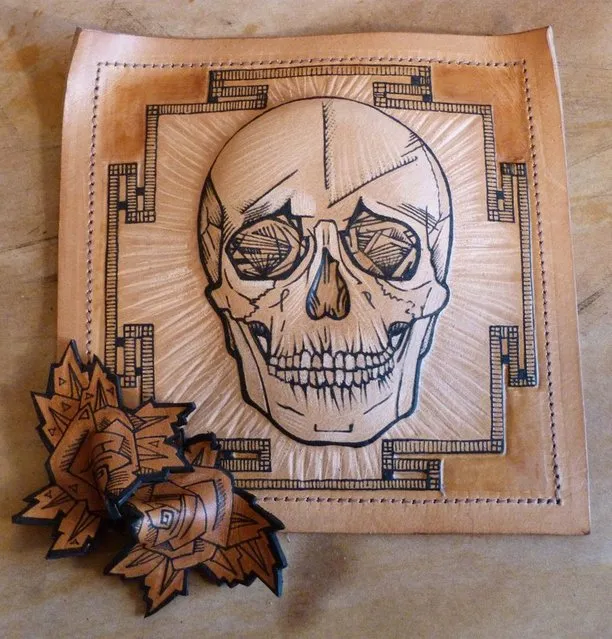 Tattooed Leather Art By Punctured Artefact