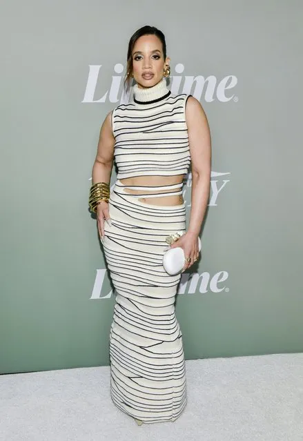 Dominican-American actress Dascha Polanco attends Variety's 2023 Power of Women New York event presented by Lifetime at The Grill on Tuesday, April 4, 2023, in New York. (Photo by Evan Agostini/Invision/AP Photo)