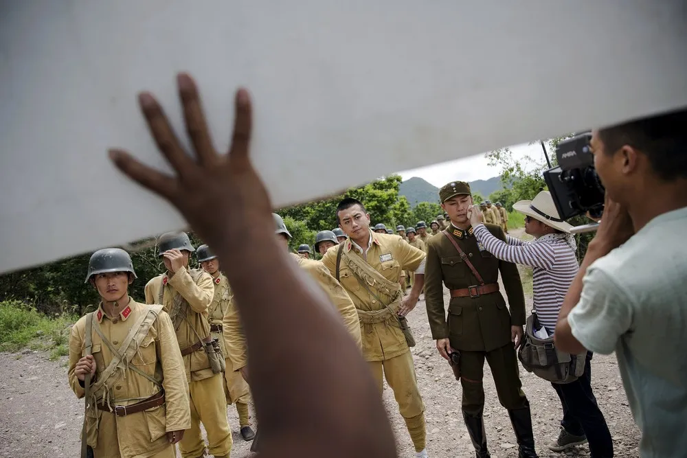 Behind the Scenes of a Chinese War Drama