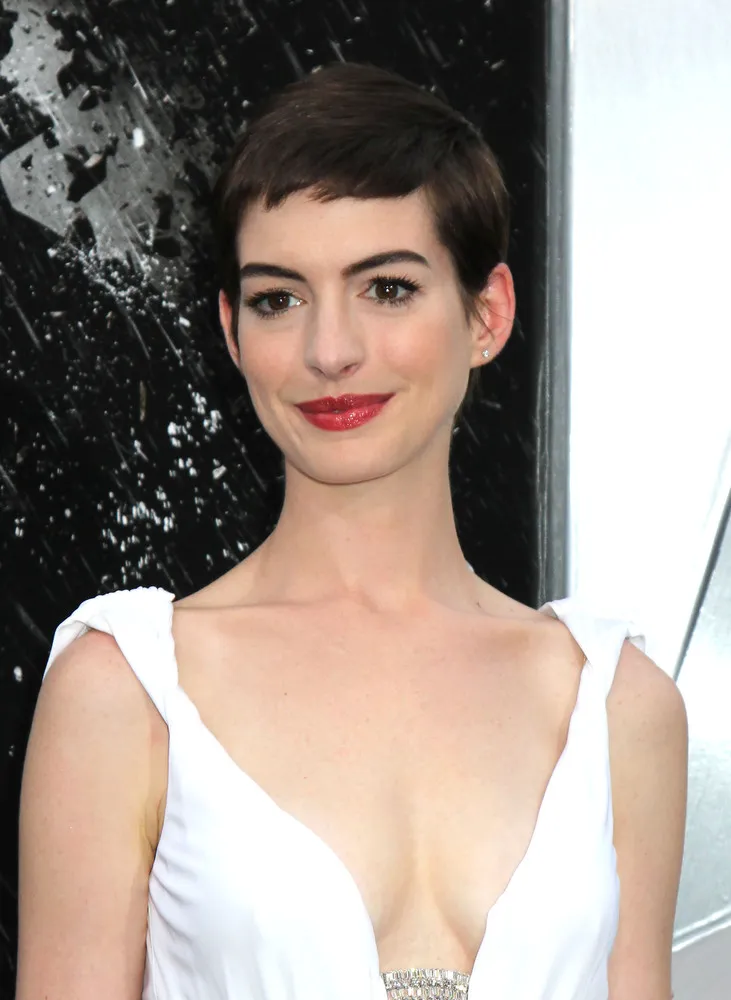 Anne Hathaway Attends the “The Dark Knight Rises”