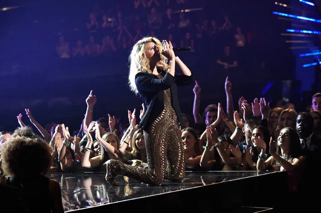Tori Kelly performs onstage during the 2015 MTV Video Music Awards at Microsoft Theater on August 30, 2015 in Los Angeles, California. (Photo by Kevin Mazur/MTV1415/WireImage)