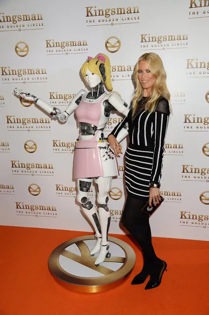 Claudia Schiffer attends the “Kingsman: The Golden Circle” World Premiere held at Odeon Leicester Square on September 18, 2017 in London, England. (Photo by Dave J. Hogan/Dave J Hogan/Getty Images)
