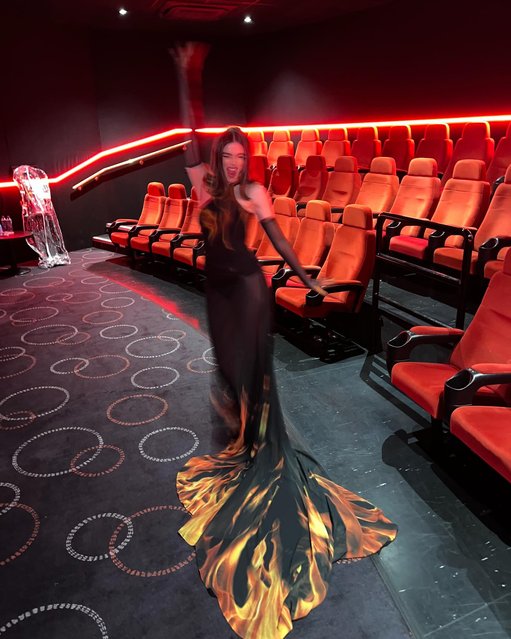 American actress and singer Hailee Steinfeld attends the “Sinners” European Premiere at the Cineworld Leicester Square on April 15, 2025 in London, England. (Phoot by haileesteinfeld/Instagram)