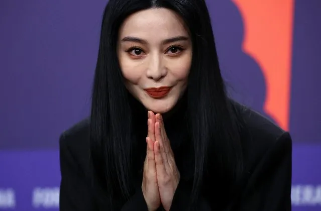 Cast member, Chinese actress Fan Bingbing attends a news conference during the promotion of “Green Night” at the 73rd Berlinale International Film Festival in Berlin, Germany on February 23, 2023. (Photo by Nadja Wohlleben/Reuters)
